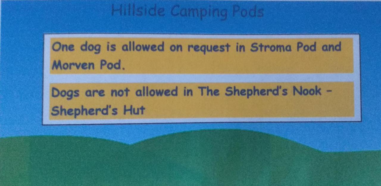 Hillside Camping Pods And Shepherd'S Hut วิค ภายนอก รูปภาพ